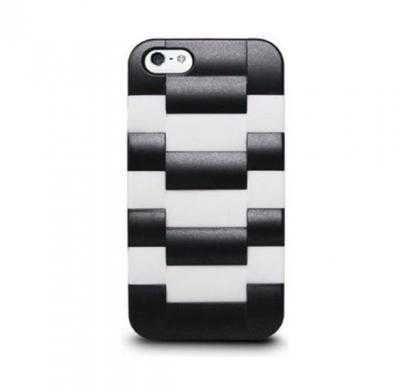 daytona v- watchband-textured case with silicone liner for iphone 5 (snow white)
